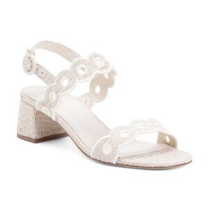 LARROUDE Handmade In Brazil Florence Broderie Sandals